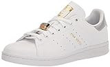 adidas Originals Women's Stan Smith Sneaker, White/Silver Metallic/Gold Metallic, 11 | Amazon (US)
