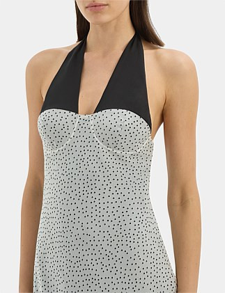 Sir Lisander Halter Midi Dress In Polka Dot Bianca | David Jones | David Jones (Australia & New Zealand)