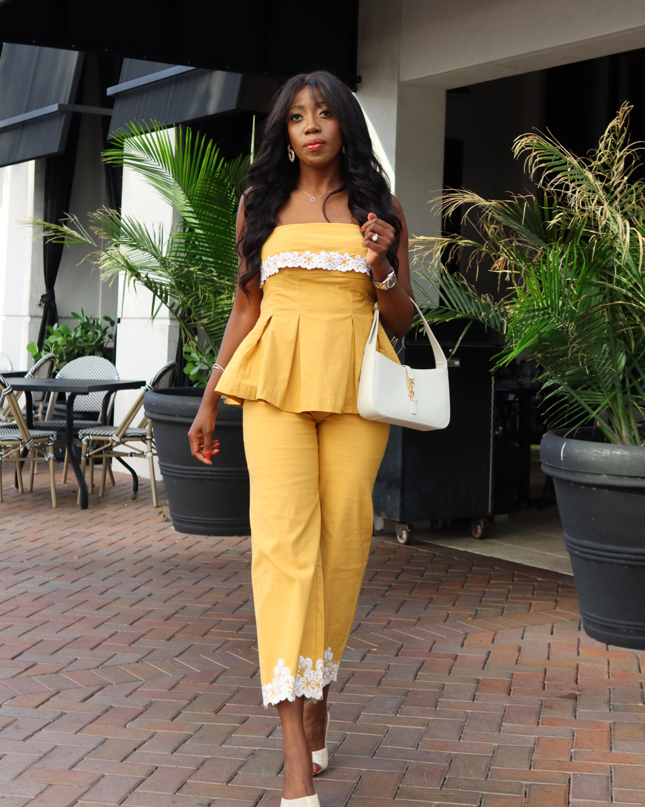Loving these cropped pants for summer. True to size. Wearing size 26. 
My top is out of stock. Added other favorites. 

Summer Outfits, Casual Outfits, Summer Fashion, Ootd, Yellow Outfits,

#LTKootd #LTKOver40 #LTKSaleAlert