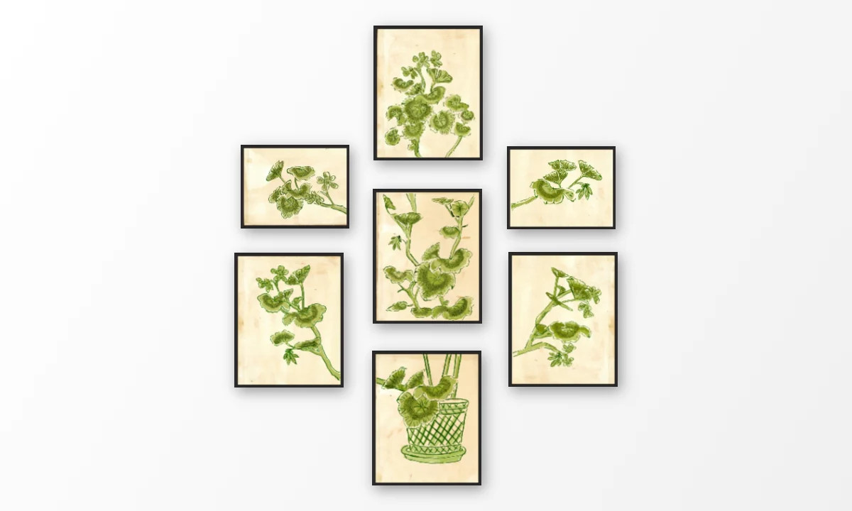 Geranium Study | Artfully Walls