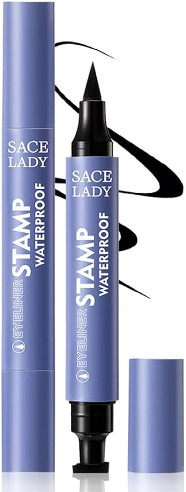 SACE LADY Eyeliner Stamp, Black Cat Eye Liner Make Up Waterproof Long Lasting Smudge-Proof High P... | Amazon (US)