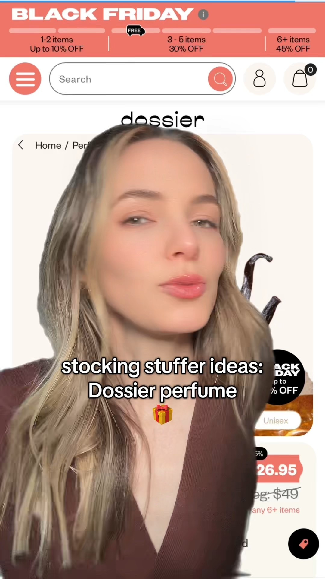 Dossier clean perfumes for every vibe ✨ they’re having a huge Black Friday sale right now, so it’s the perfect time to stock up (or grab a few as stocking stuffers 👀). i tried three scents:
💗 Gourmand Vanilla — sweet, feminine, and perfect for a fun brunch date
🏨 Woody Sandalwood — smells like checking into a luxury hotel
💋 It Factor — the ultimate date-night scent (warm, sexy, and so good layered)
clean, high-quality fragrances without the big designer price tag — such a good gift idea 🤍
#giftideas #cleanbeauty #holidaygiftguide #stockingstuffers #dossierperfume #fragrancecollection

#LTKGiftGuide #LTKHoliday #LTKCyberWeek