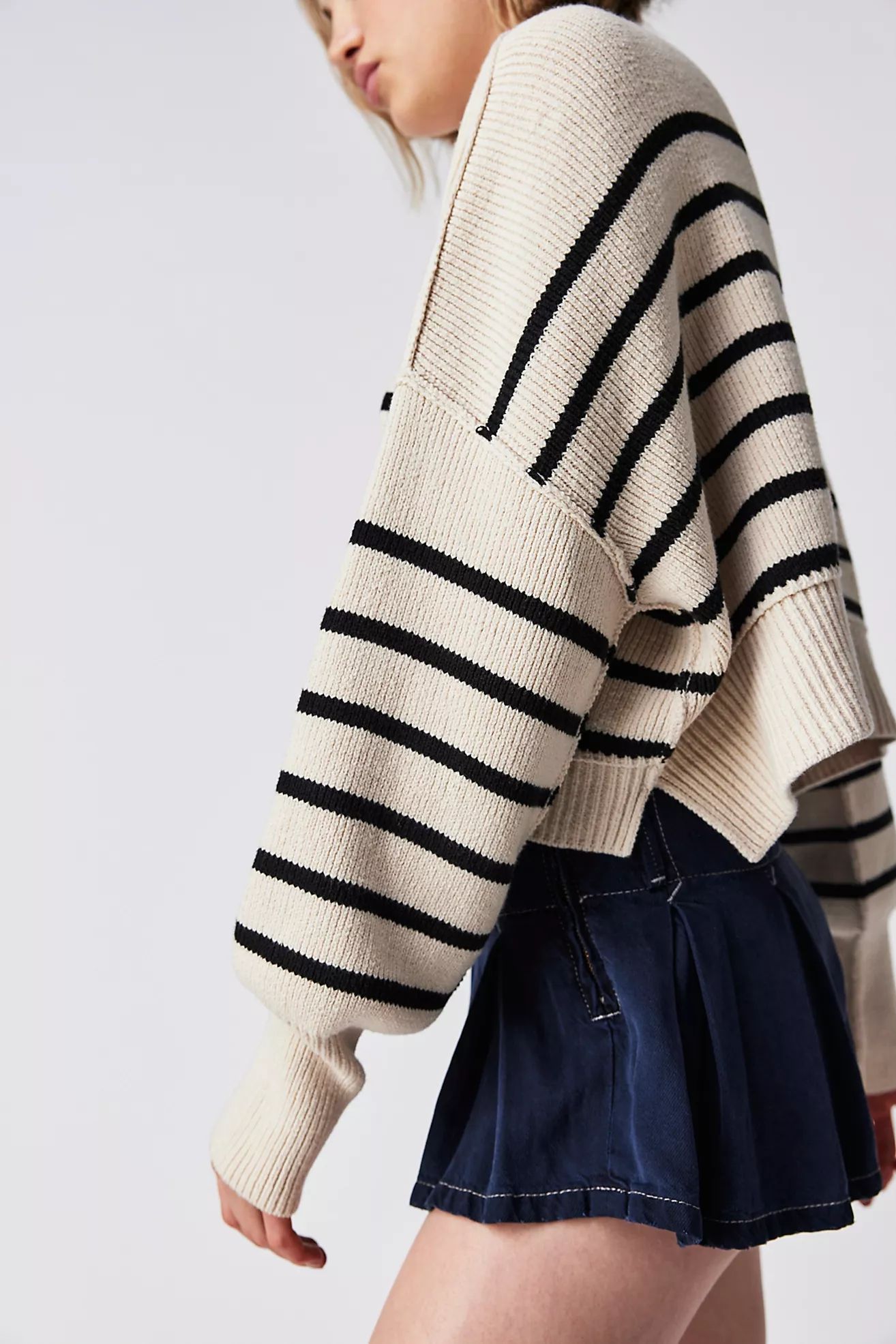 Easy Street Stripe Crop Pullover | Free People (Global - UK&FR Excluded)