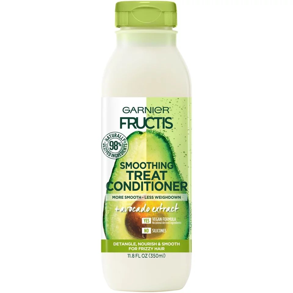 Garnier Fructis Smoothing Treat Conditioner, For Frizzy Hair, Avocado, 11.8 fl. oz. | Walmart (US)