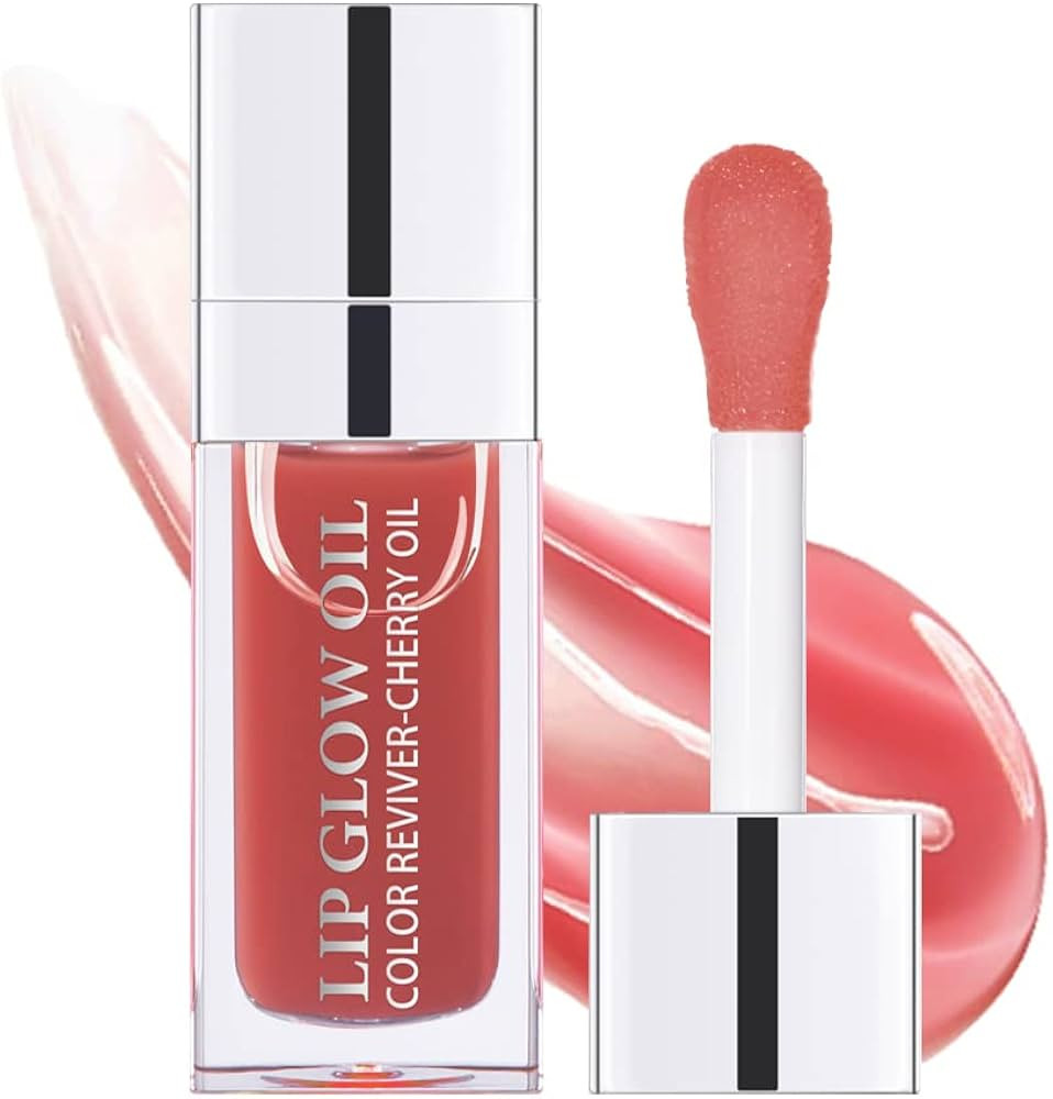 Lip Oil, Hydrating Lip Glow Oil, Lip Plumper Gloss, Moisturizing Lip Oil, No-Sticky Transparent P... | Amazon (US)