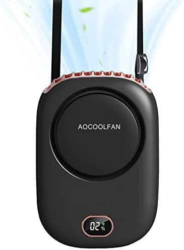 AOCOOLFAN Portable Neck Fan, Mini Small Personal Handheld Fan USB Rechargeable 3 Speed for Girls ... | Amazon (US)