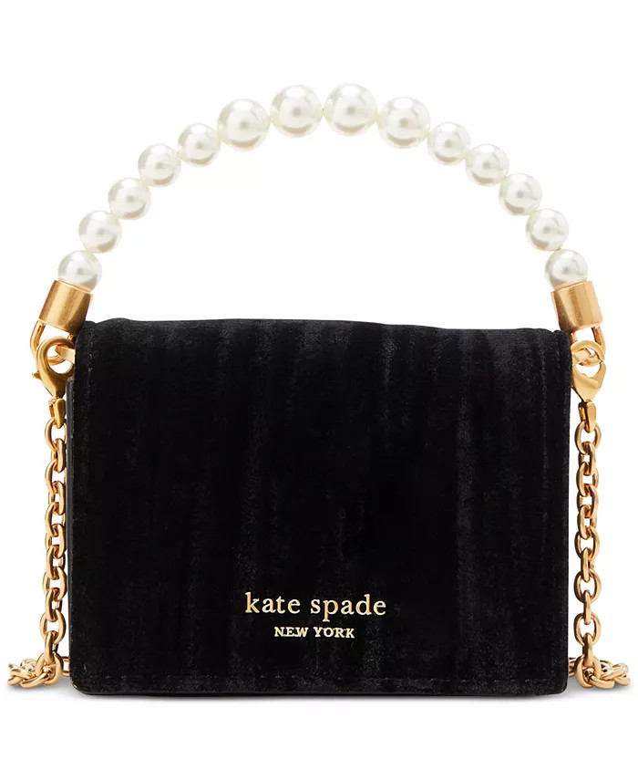 Gala Velvet Card Case On Chain | Macys (US)