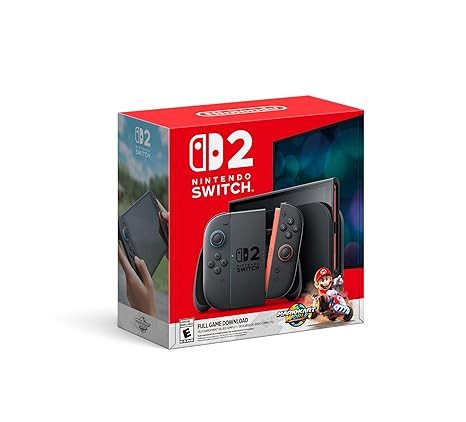 Nintendo Switch 2 + Mario Kart World Bundle | Amazon (US)