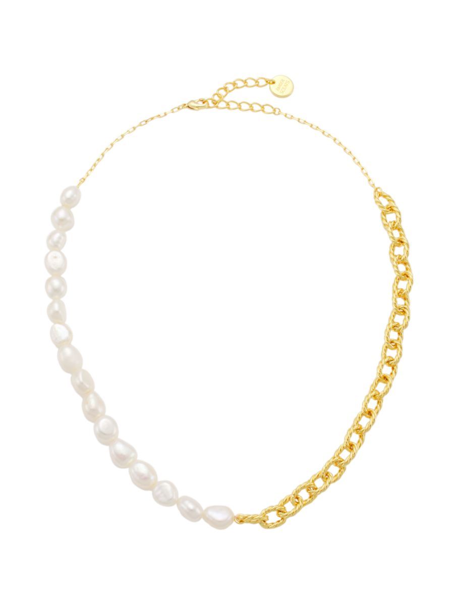 Nori 24K Gold-Plated & Freshwater Pearl Necklace | Saks Fifth Avenue