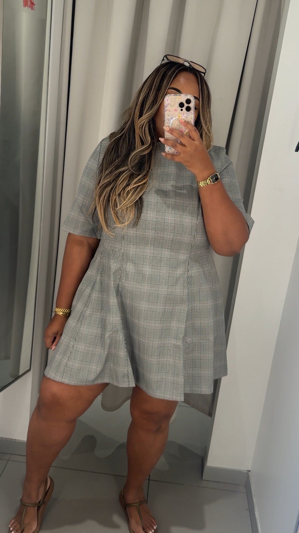 Love this dress for a simple dressy casual look. It’s also very flattering on the tummy! Wearing a size XL and the boots come in wide calf  

#LTKWorkwear #LTKHoliday #LTKMidsize