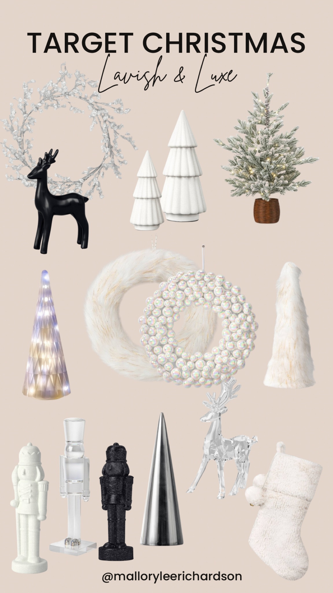 Target lavish and luxe new Christmas collection! Christmas decor, white Christmas, nutcracker,  Christmas tree 

#LTKSeasonal #LTKParties #LTKHome