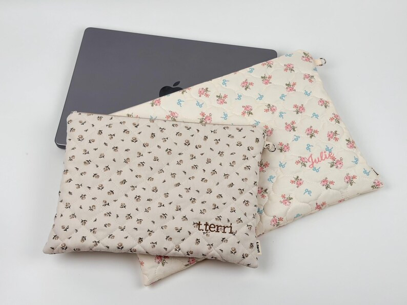 Personalized Laptop & Tablet Sleeve · Quilted Book Sleeve · Handmade MacBook and iPad Tablet Ca... | Etsy (US)