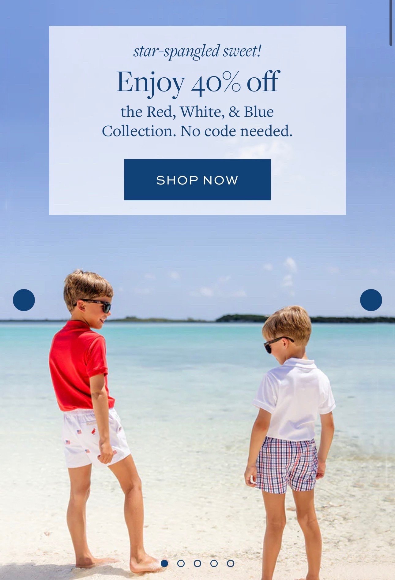 red, white, and blue 40 % off sale. Matching sibling for boy and girls. Infant size up to youth.

#tbbc 

 #LTKSaleAlert #LTKBaby #LTKKids
