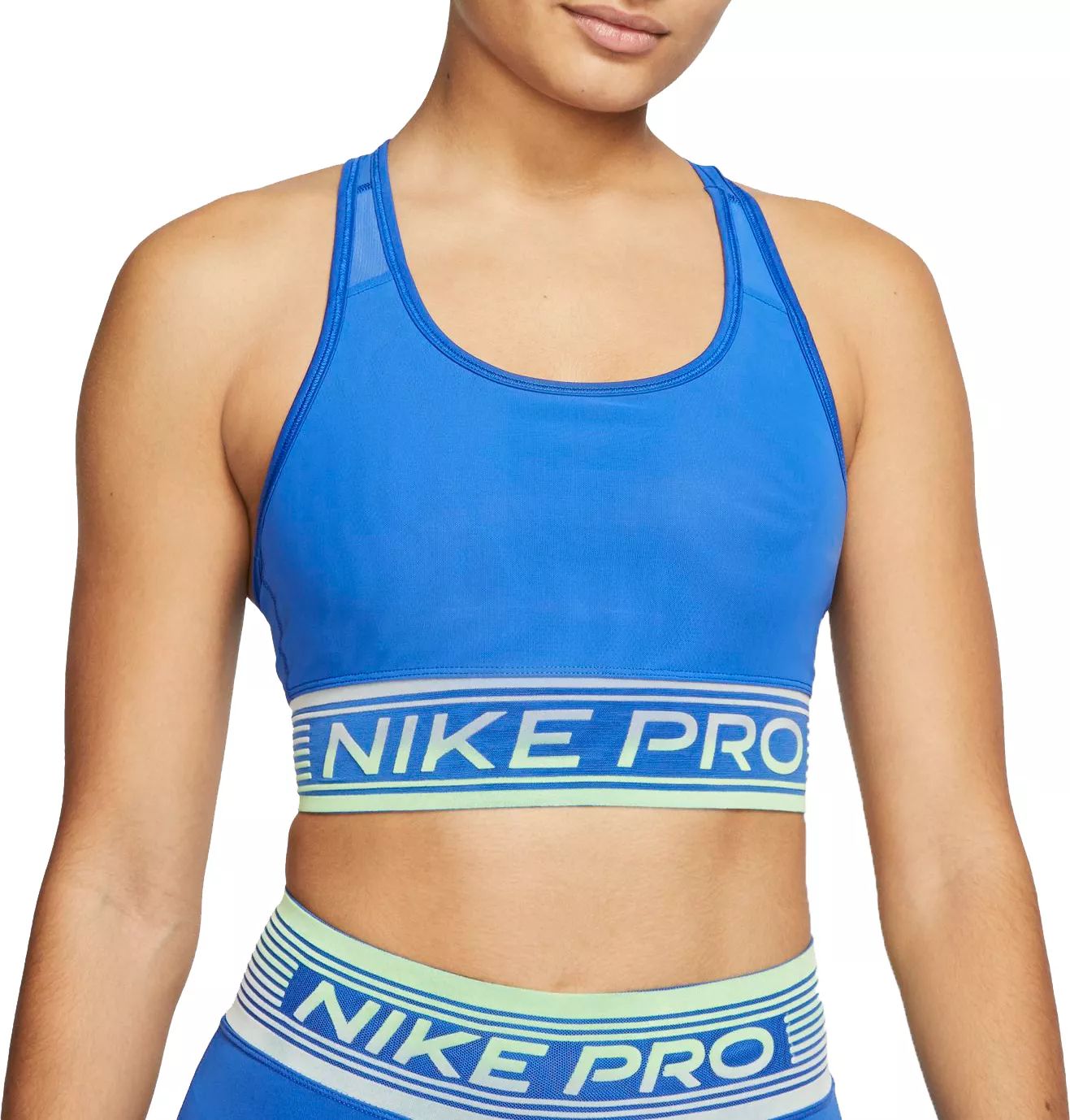 Nike Women's Pro Medium Support Sports Bra, Large, Blue | Dick's Sporting Goods