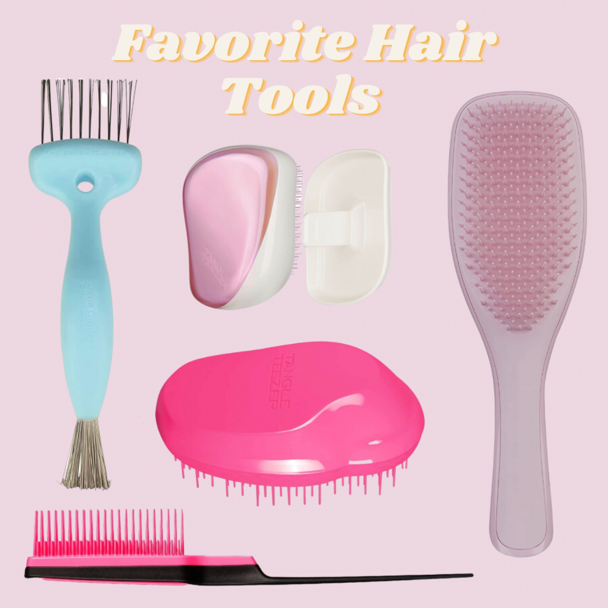 The brush cleaning tool is an absolute need! And of course the rest are Tangle Teezer products 😂💕

#LTKbeauty #LTKFind #LTKunder50