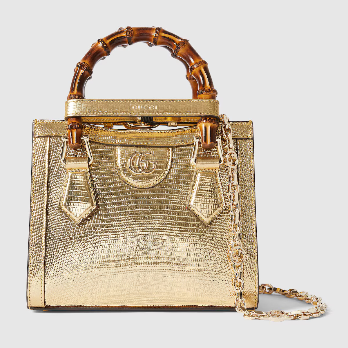 Gucci Gucci Diana lizard small tote bag | Gucci (US)