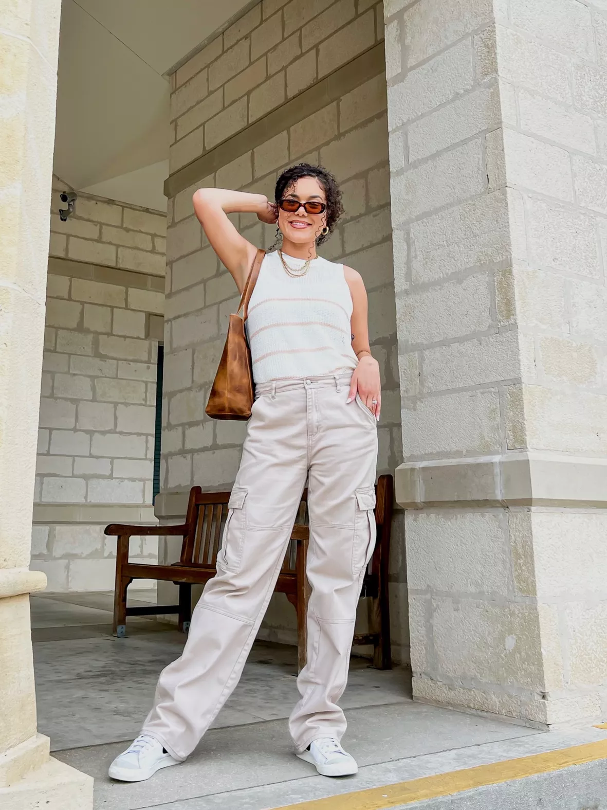 White Cargo Pants curated on LTK