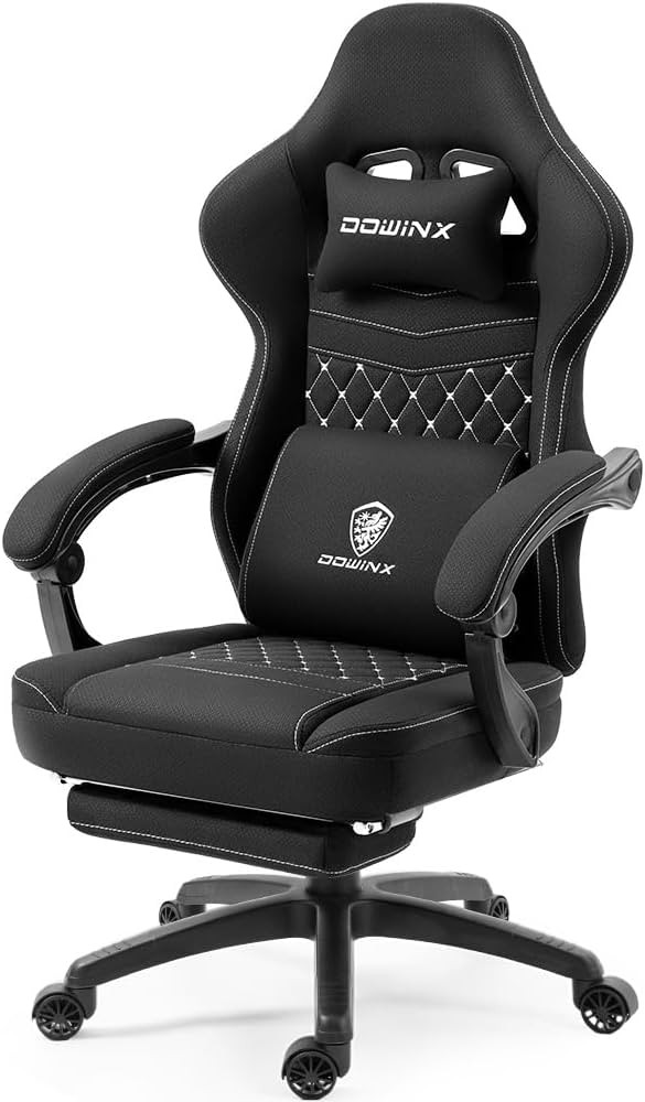 Dowinx Pocket Spring Cushion Gel Pad Gaming Chair              
 Faux Leather  

 Game Recreation... | Amazon (US)