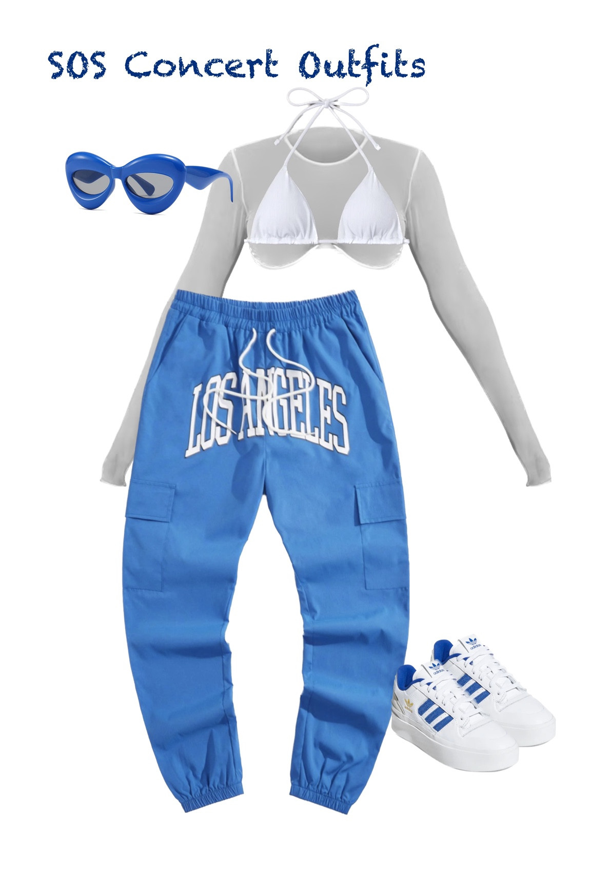 Sza SOS tour outfits. Concert outfit. Jogger. Mesh shirt. Adidas sneakers. Loewe dupe sunglasses 

#LTKFind #LTKstyletip #LTKFestival