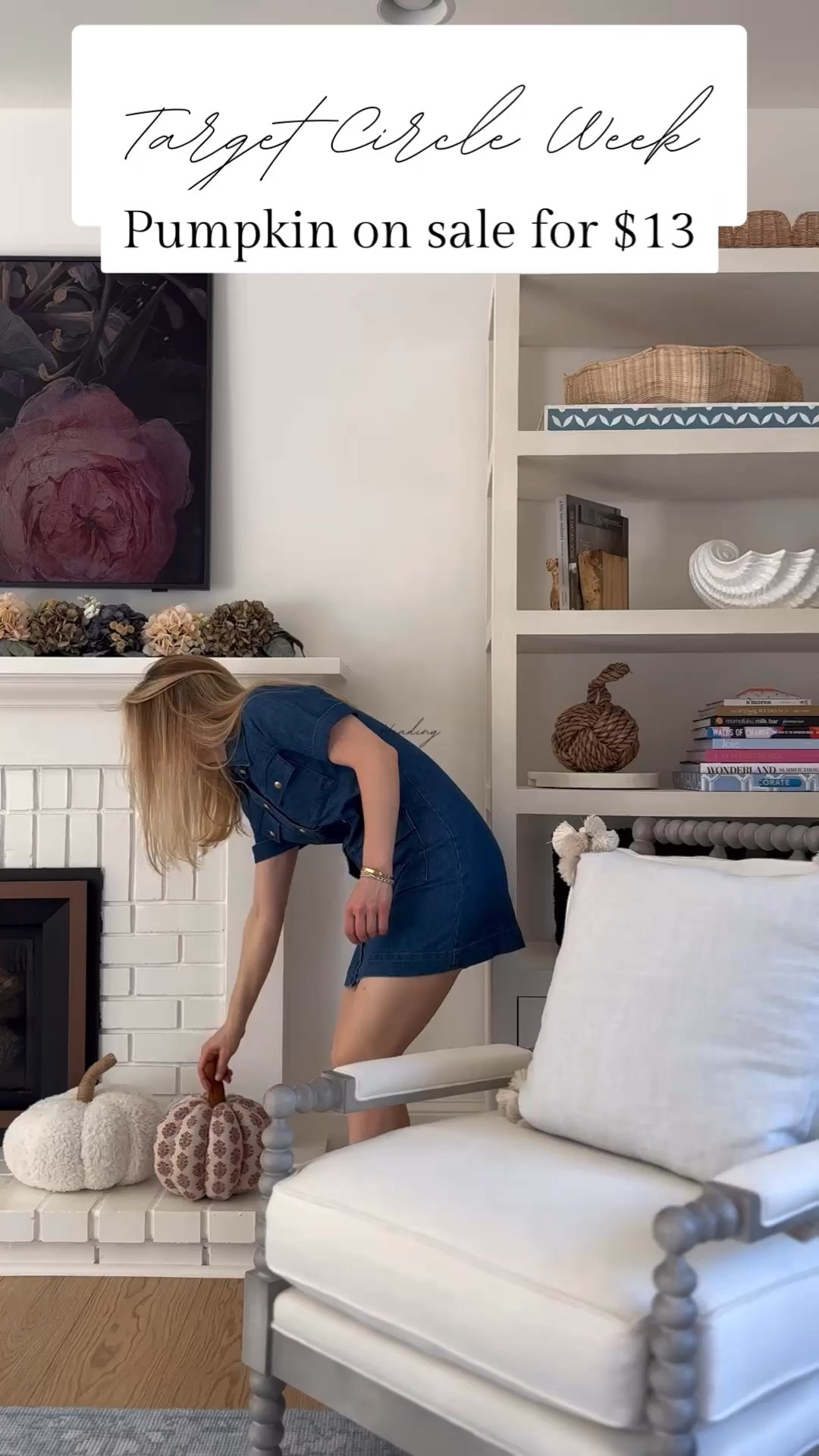 Target circle week, block print, fall decor, coastal decor, classic decor, grandmillennial decor, pumpkin decor, fall decor, Halloween decor, pumpkin pillow, soft pumpkin 

#LTKSeasonal #LTKHalloween #LTKVideo