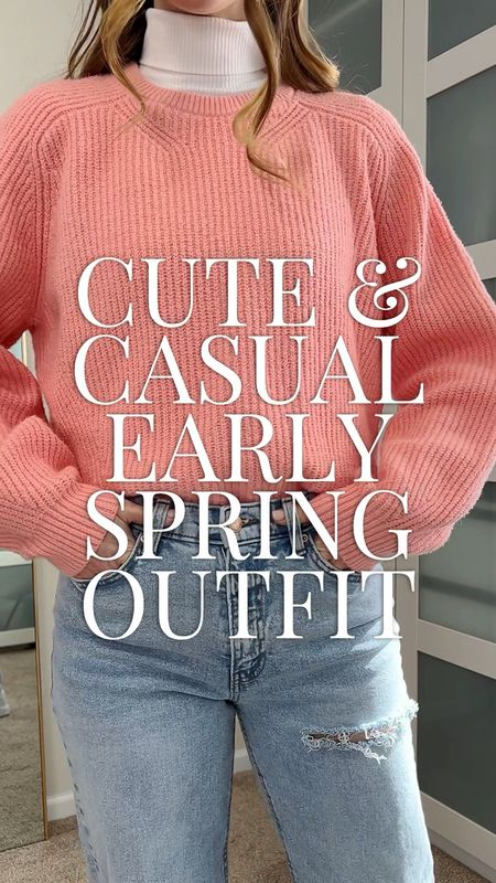 Cute and casual early spring outfit ~
A realistic spring outfit for the Midwest!
I’m in a size large in the sweater
I sized down to an extra small in the turtleneck.
Jeans are from target and fit TTS. I’m in a size 4
Sneakers also fit TTS

Amazon sweater | cold weather spring outfit ideas | affordable clothes | affordable outfits



#LTKfindsunder50 #LTKstyletip #LTKSeasonal