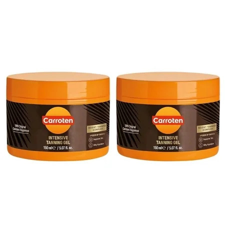 Carroten Intensive Tanning Gel SPF0 - Exceptional Rich and Instant Tanning Result - with Sesame Oil and Calendula Extract - 5 Fl Oz (Pack of 2) | Walmart (US)
