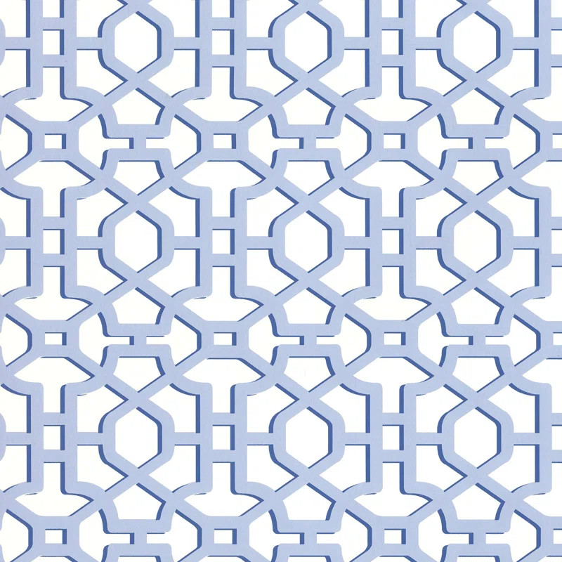 Chinois Lattice 27' L x 27" W Wallpaper Roll | Wayfair Professional