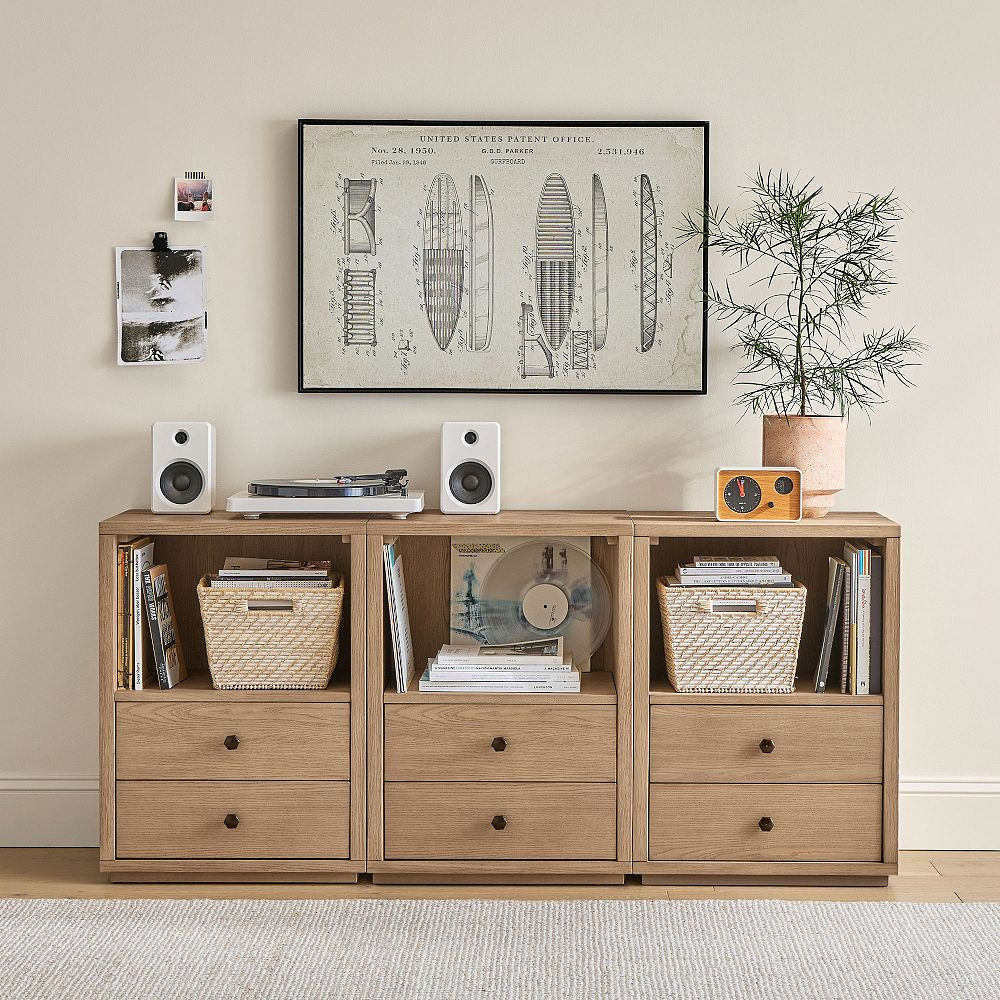 Keaton 2-Drawer Bookcase, Set of 3 (66") | Pottery Barn Teen