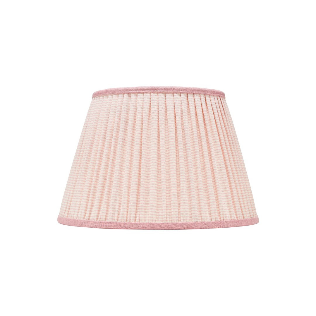 Pink Striped Lampshade - Etsy | Etsy (US)