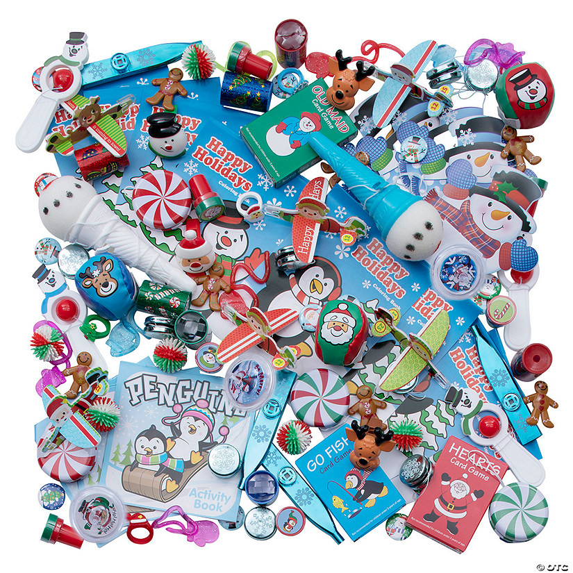 Super Mega Bulk 250 Pc. Happy Holiday Toy & Novelty Handout Assortment | Oriental Trading Company