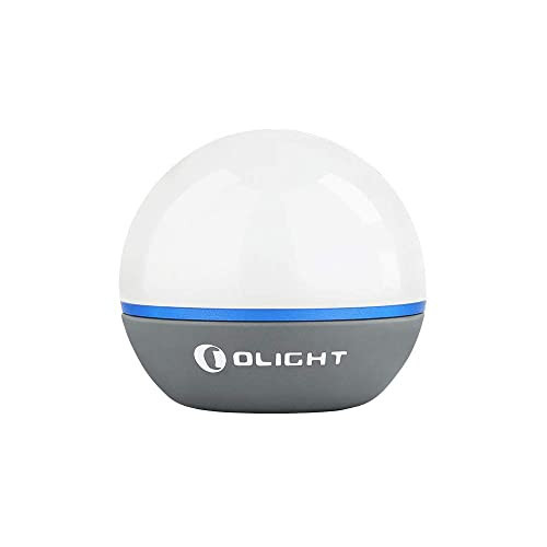 OLIGHT Obulb 55 Lumens 4-Mode Orb Light Night Lights MCC Rechargeable Bedside Lamp with Magnetic Bottom for Home Decor, Nursery, Camping, Hiking(Grey) | Amazon (US)