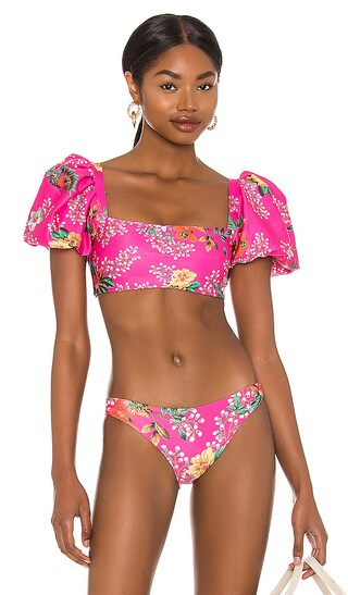 x REVOLVE Calista Bikini Top in Pink Paradizzo | Revolve Clothing (Global)