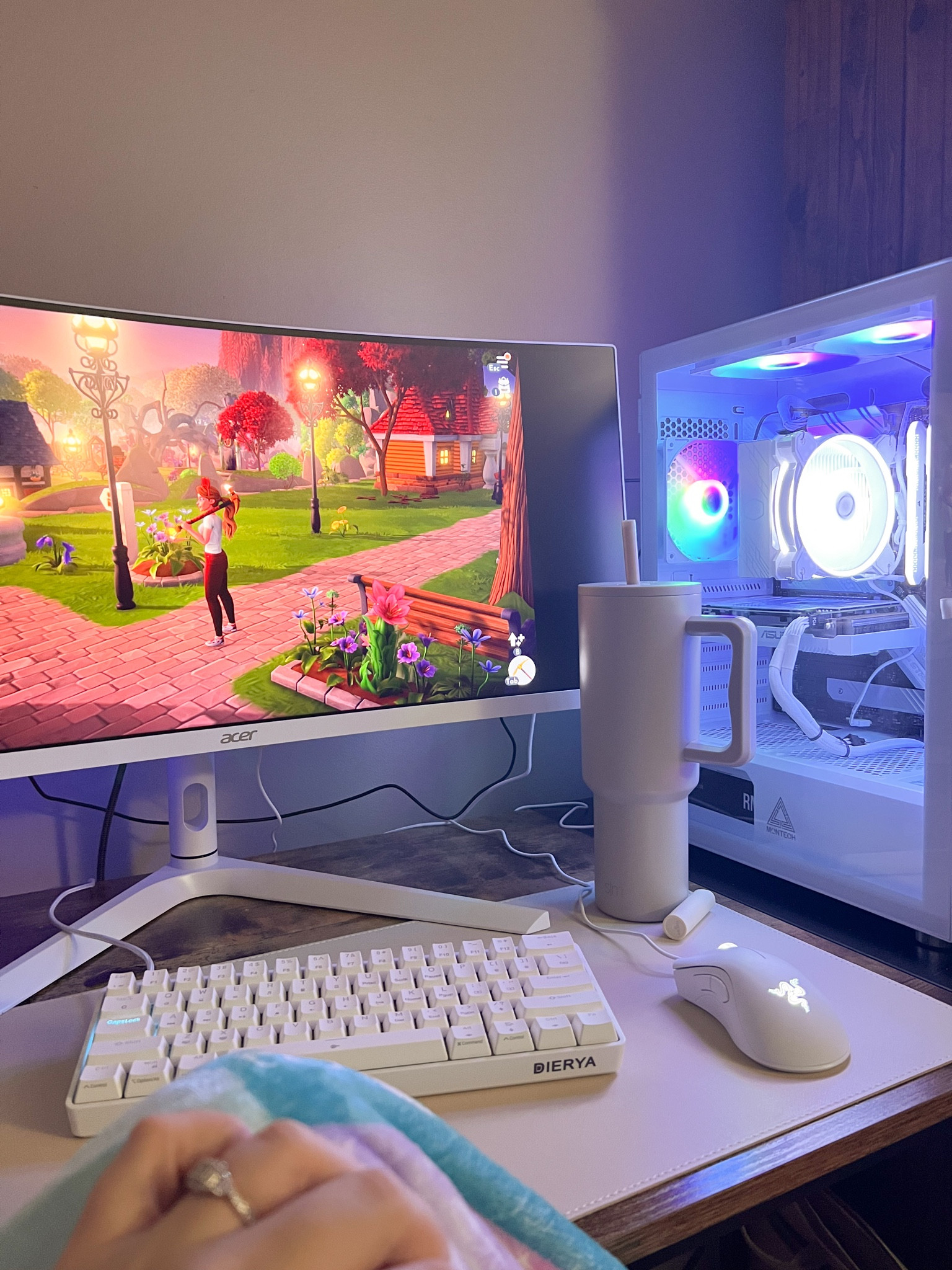 PC Setup // amazon finds

Tower, keyboard, monitor, mouse, computer, gamer, gaming, streaming, streamer, simple modern, trek tumbler, LED lights, colorful, curved, white, beau teal, mousepad, aesthetic

#office #setup #neutral #aesthetic #tech

#LTKGiftGuide #LTKitbag #LTKhome