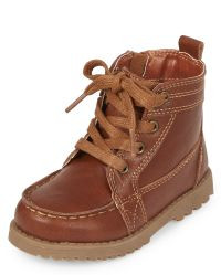 Toddler Boys Lace Up Boots | The Children's Place | The Children's Place