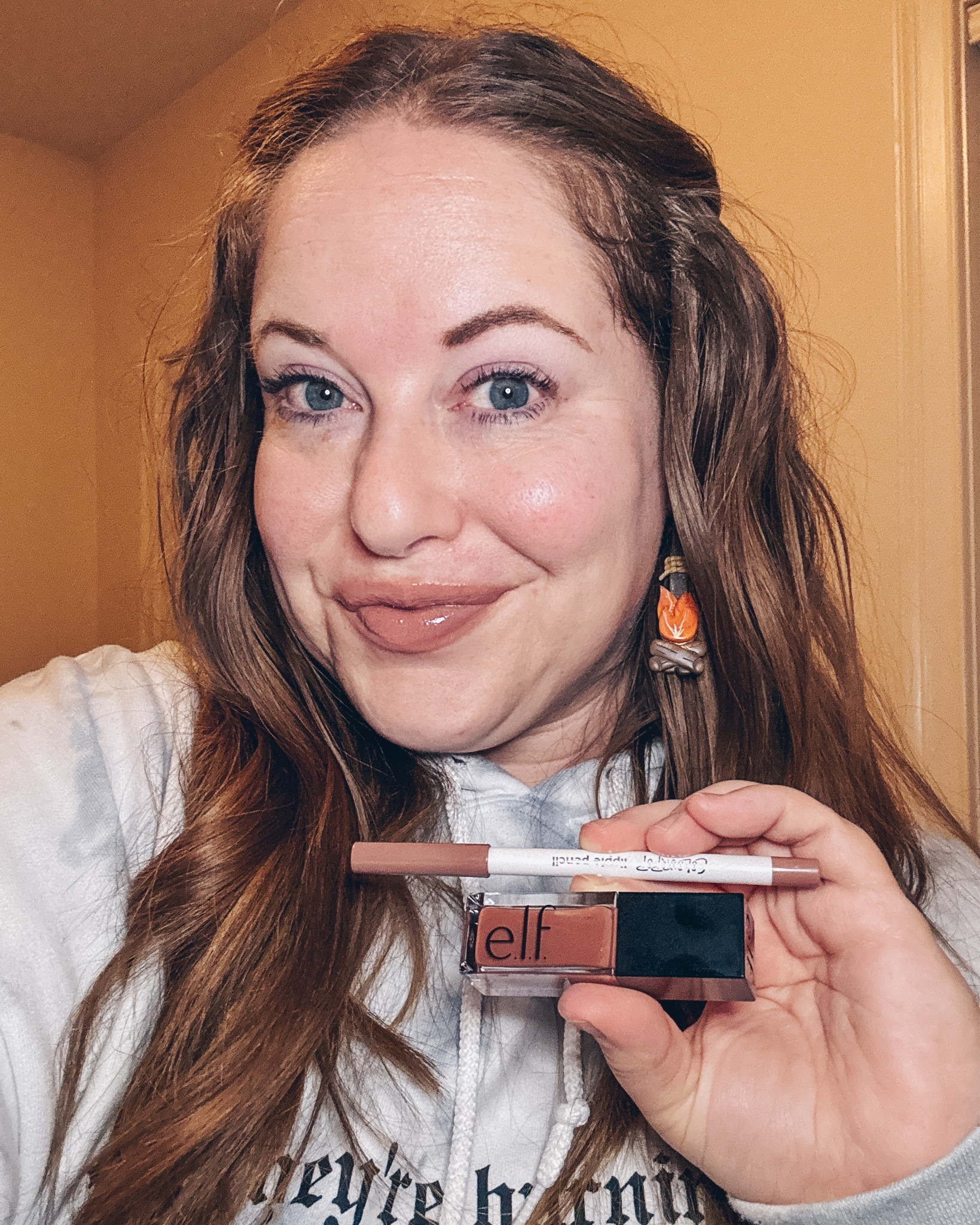 Lip of the day: E.L.F. glow Revival Lip Oil in shade Honey Talks over Colourpop Lip Liner in shade Cool BFF 
#affordablemakeup #affordablebeauty #elfcosmetics #elfyeah #colourpop#affordablelipstick #nudelip 

#LTKGiftGuide #LTKMostLoved #LTKbeauty