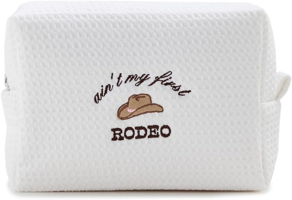 Women's Rodeo Waffle Pouch, White, One Size | Amazon (US)