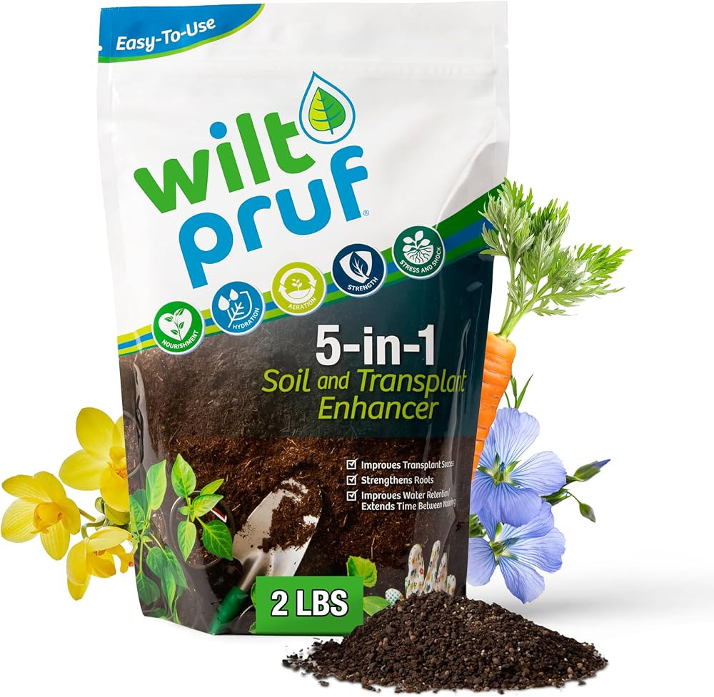 Wilt-Pruf® 5-in-1 Soil Booster + Plant Food | Grow Healthier Stronger Plants, Flowers, Vegetable... | Amazon (US)