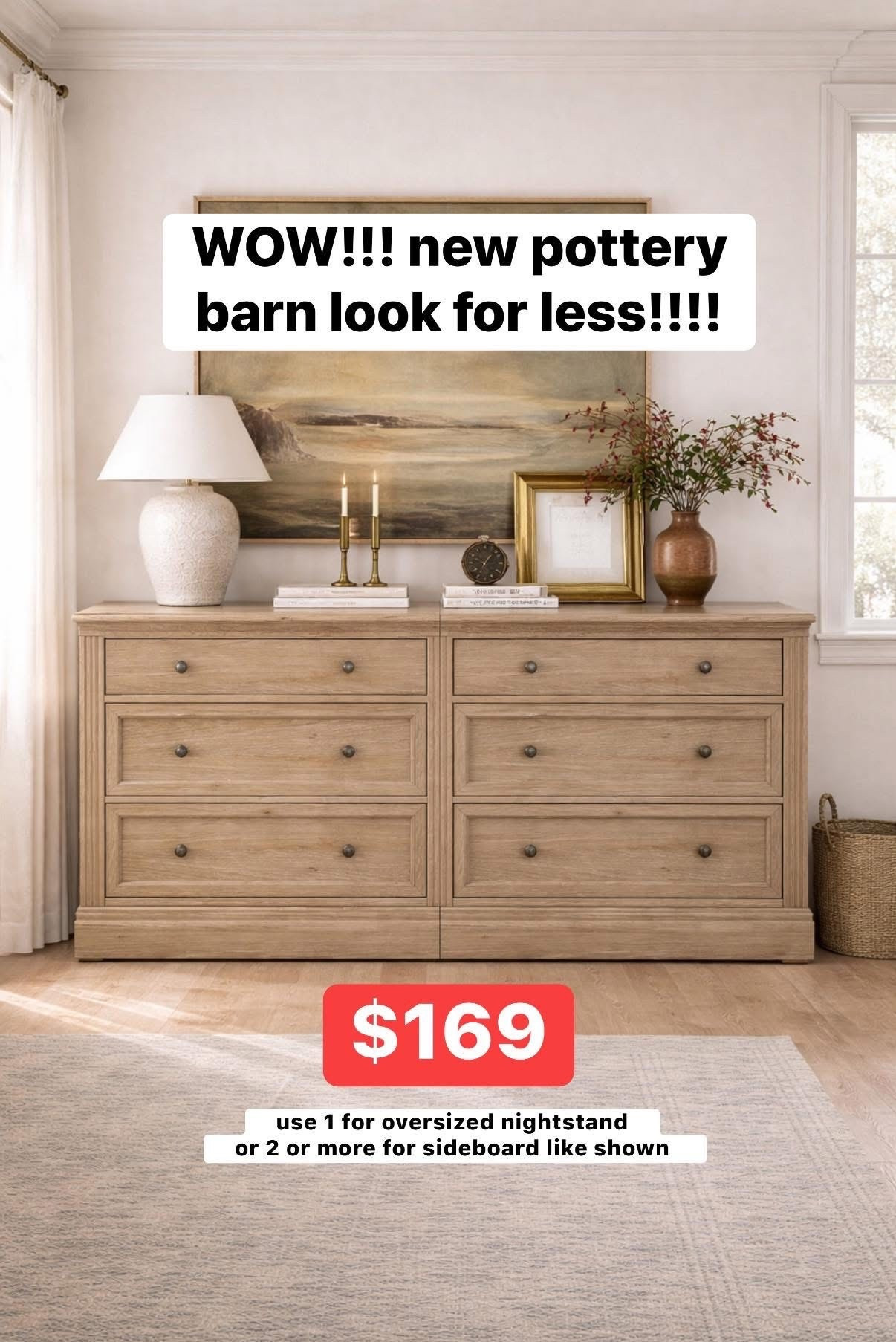 🔗⬇️  wow these oversized cabinets are so pretty!! and have great reviews. use one as a nightstand or two / three as a larger piece. Only a few left!!!! 

walmart finds, walmart home, affordable home, amber interiors, studio mcgee, home roundup

#LTKSeasonal #LTKSaleAlert #LTKHome