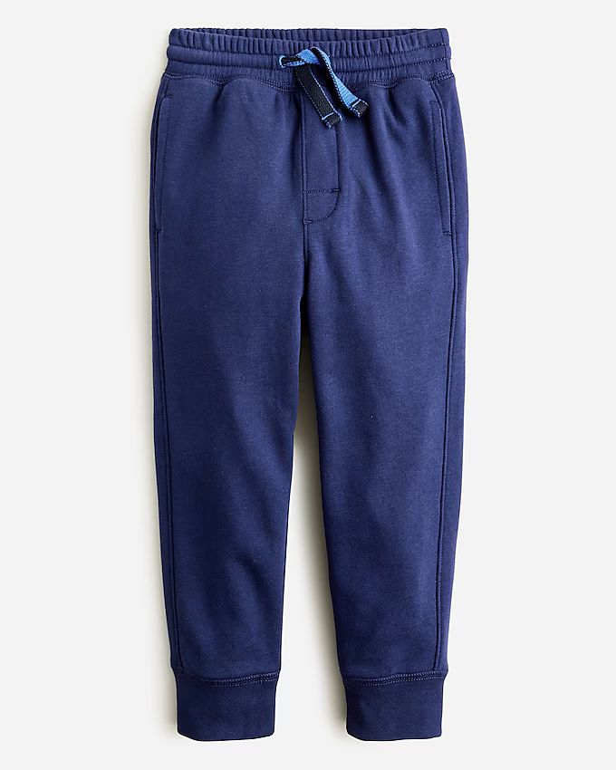 Kids' slim-slouchy jogger pant in terry | J.Crew US