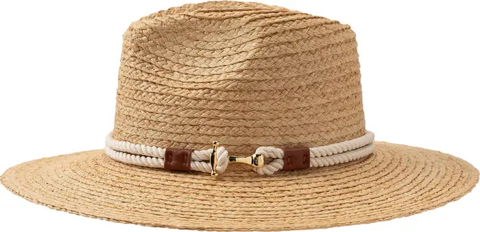 Raffia Fedora with Braided Band | Nordstrom