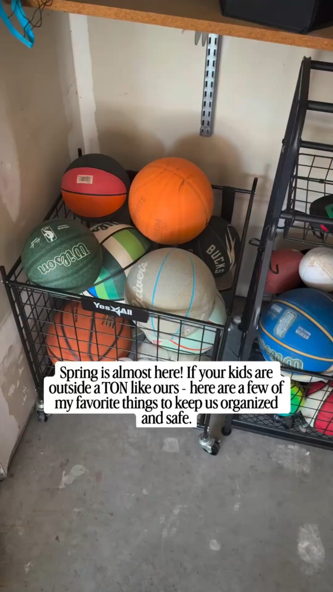 My favorite organization items, helmets AND the best tire inflator around. Just put in the tire PSI and it automatically fills it to the right amount. Save a trip to the gas station!! 🚴🏼

Spring garage cleaning | home garage organization | garage organization for families | activity kids must haves

#LTKKids #LTKHome