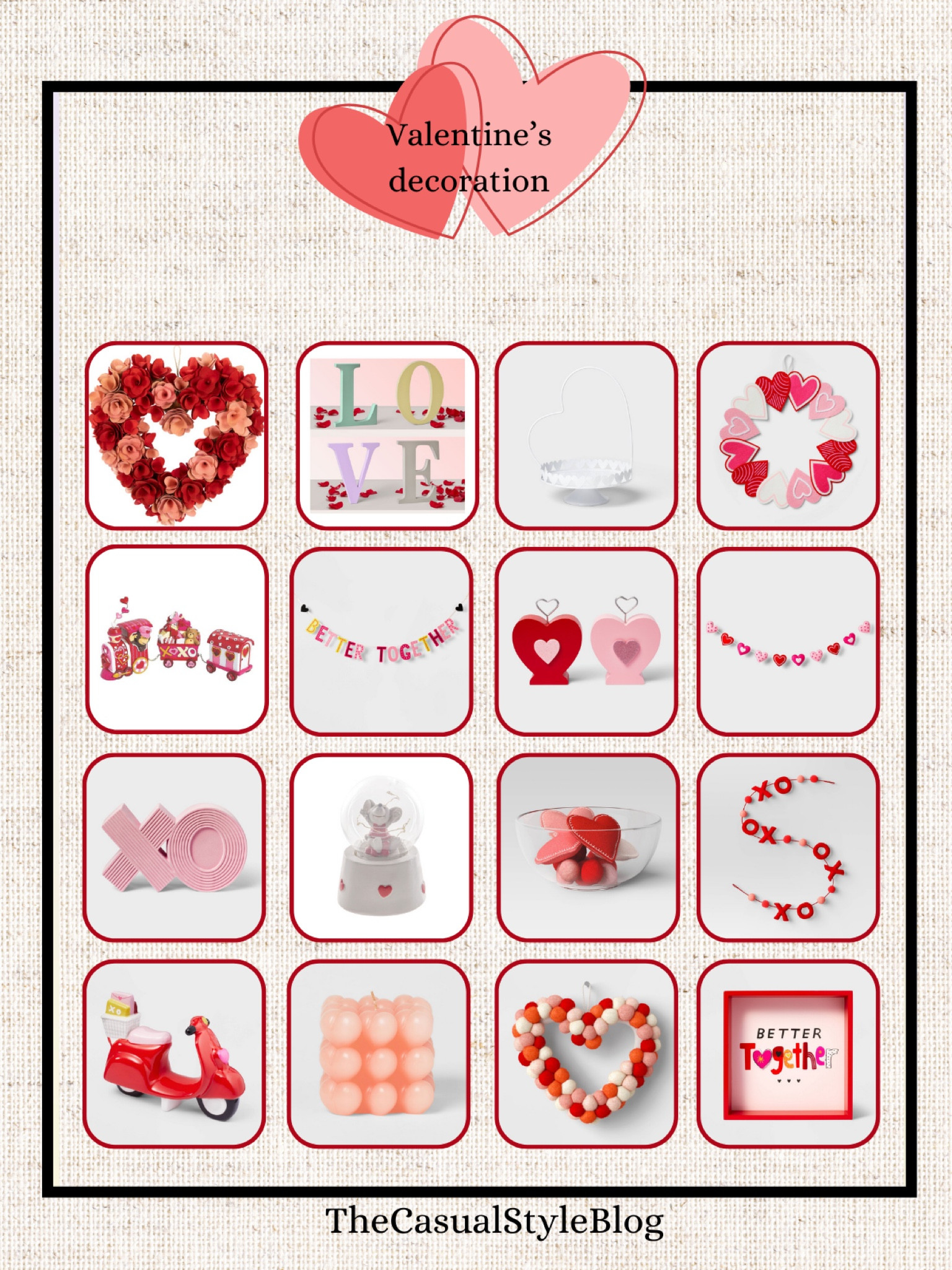 Target valentines decorations 



#LTKfindsunder50 #LTKhome #LTKSeasonal