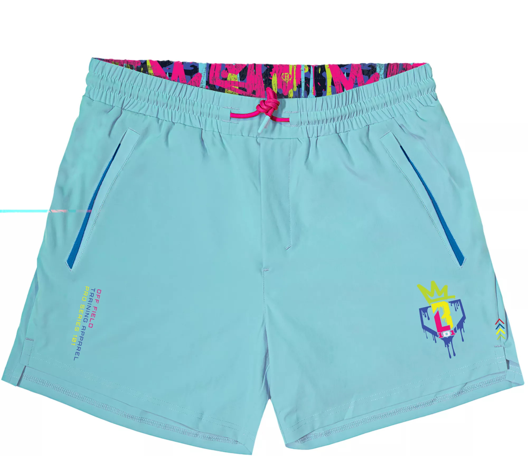 Baseball Lifestyle 101 Men's 5” Pro Series Shorts w/ Liner, XL, Graffiti | DICK'S Sporting Goods