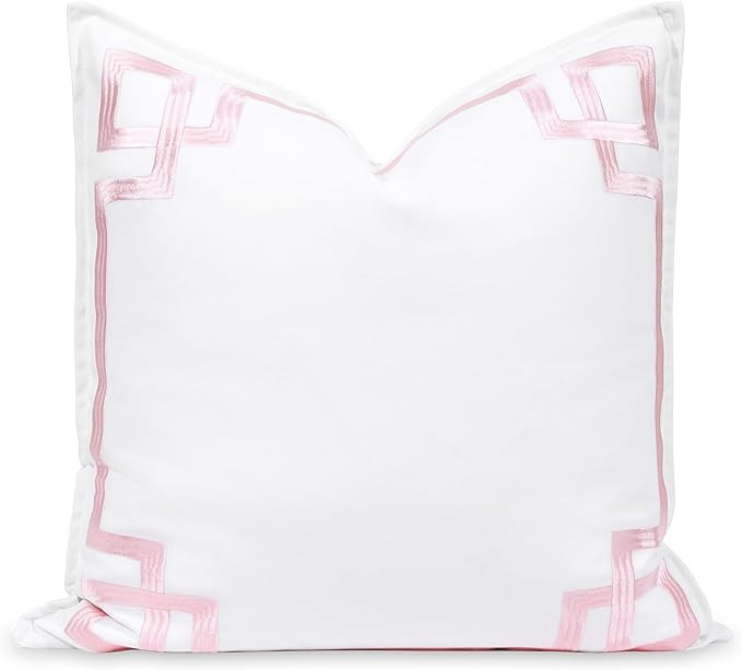 Hofdeco Premium Coastal Patio Indoor Outdoor Throw Pillow Cover Only, 20"x20" Water Repellent for... | Amazon (US)