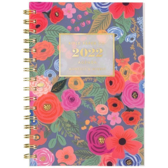 2022 Weekly/Monthly Small Poly 5.5"x8.5" Garden Party - Rifle Paper Co. for Cambridge | Target