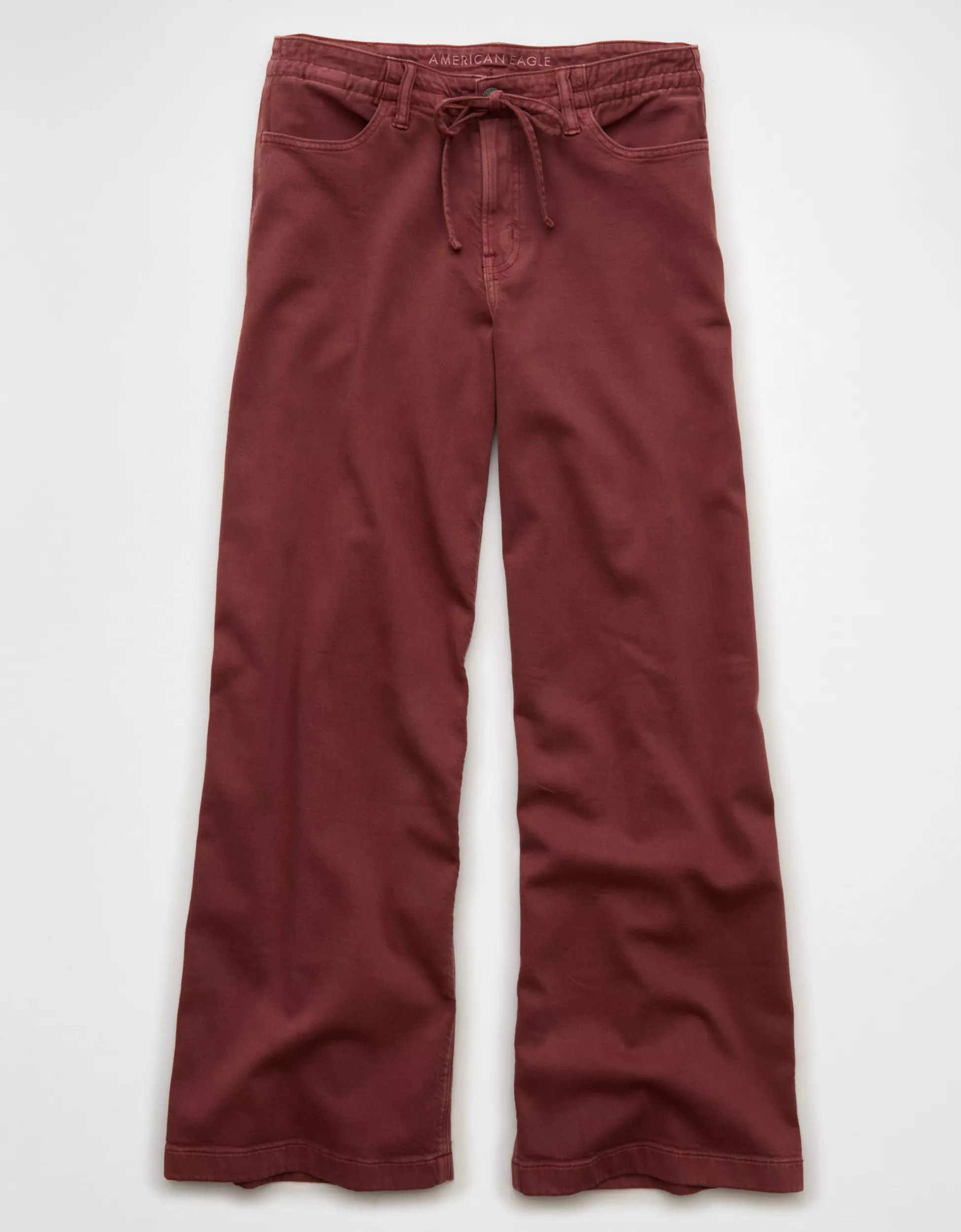 AE Dreamy Drape Stretch Low-Rise Ultra Wide-Leg Pant | American Eagle Outfitters (US & CA)