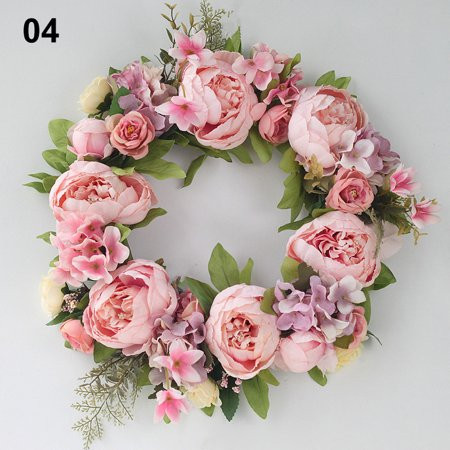 Peony Artificial Flowers Wreaths Perfect Quality simulation Garland For Wedding Peony Artificial Per | Walmart (US)