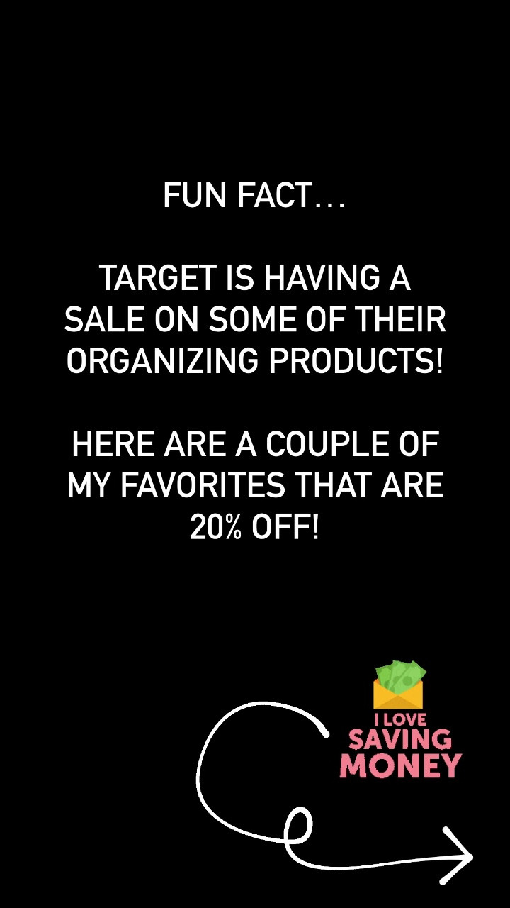 A few Target favs that are 20% off… save money & get organized! 🙌🏼

#LTKSaleAlert #LTKHome #LTKBacktoSchool