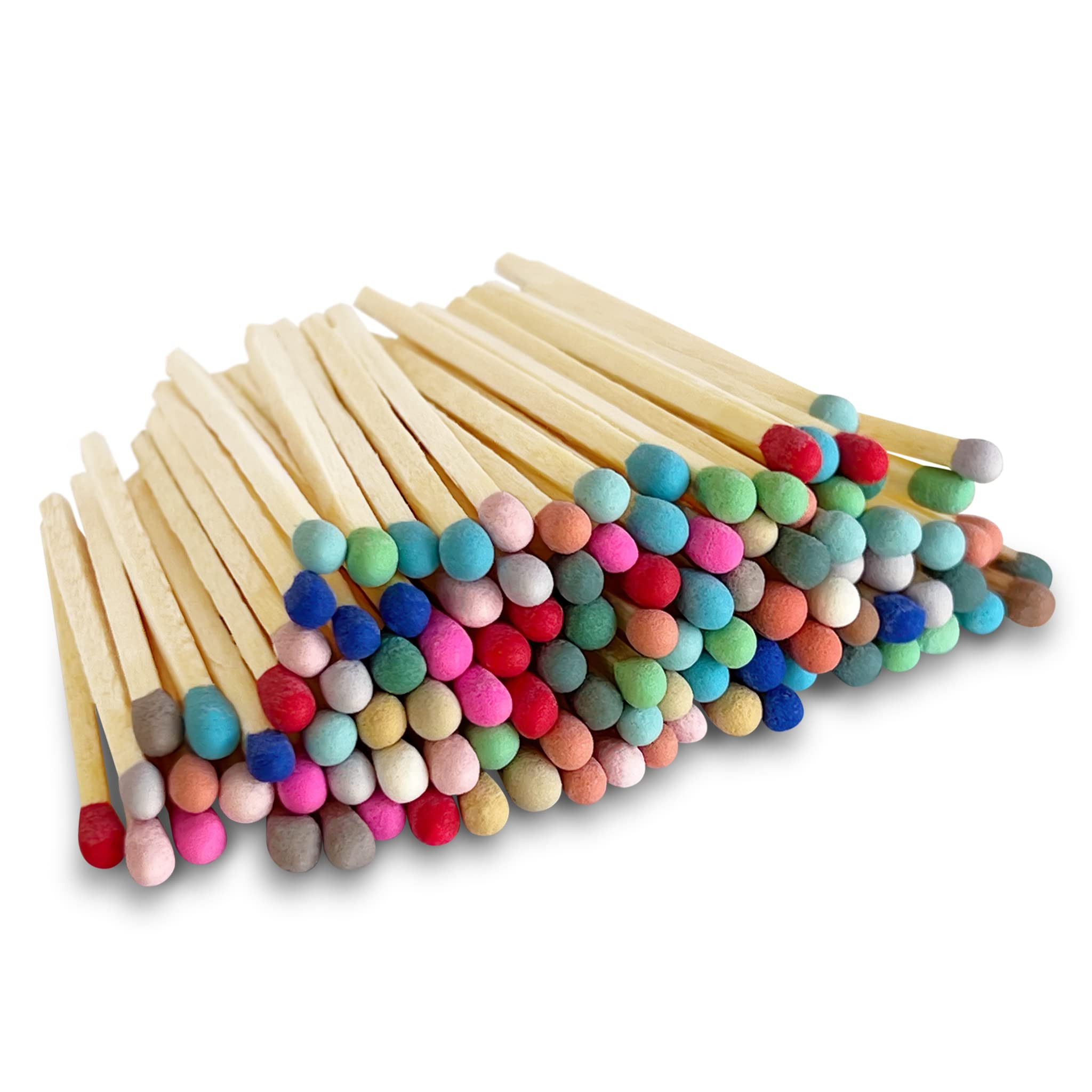 2" Colorful Matches with Strikers | 100 Rainbow Small Safety Matchsticks with Striking Pads by Th... | Amazon (US)