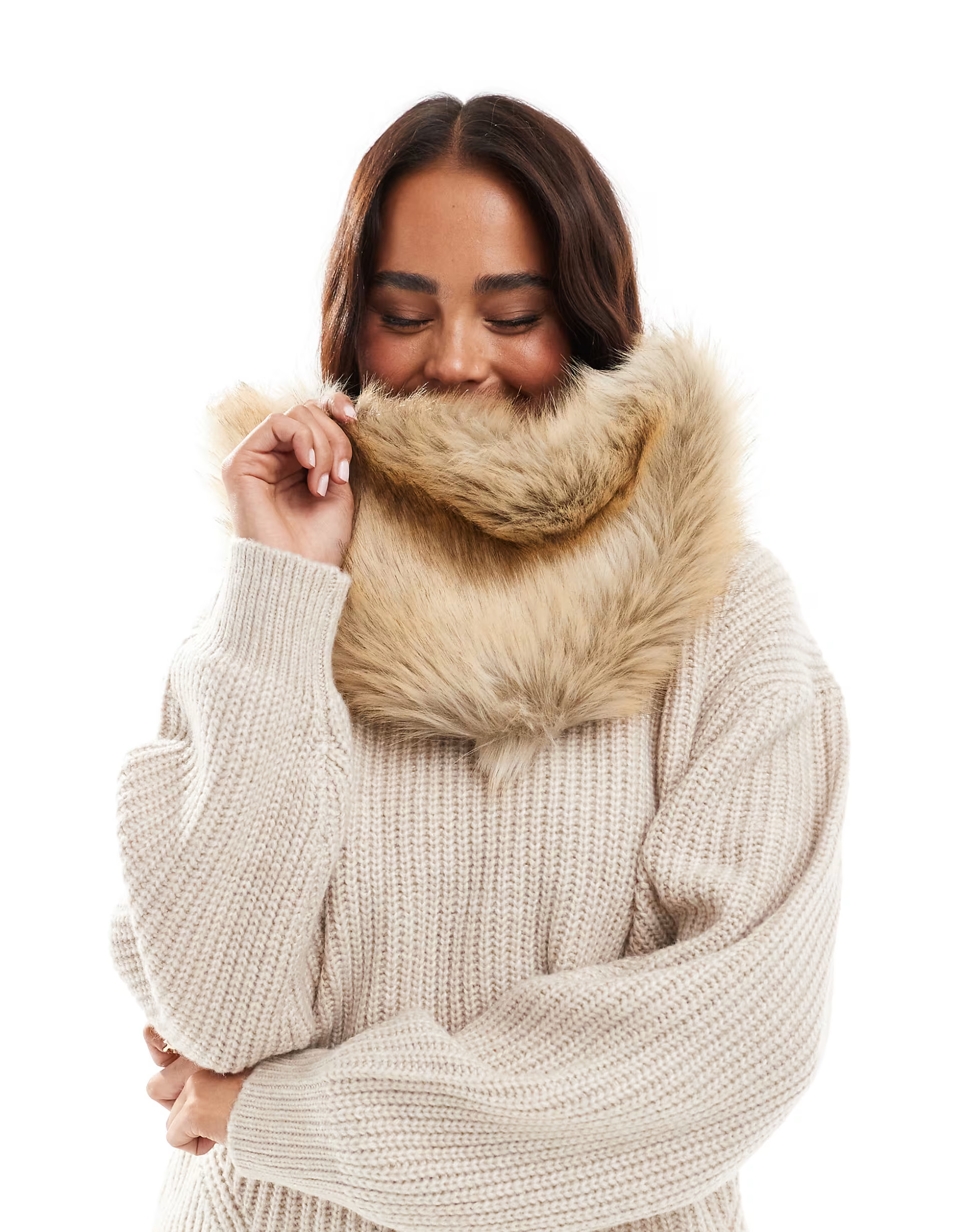 ASOS DESIGN snood in faux fur | ASOS (Global)